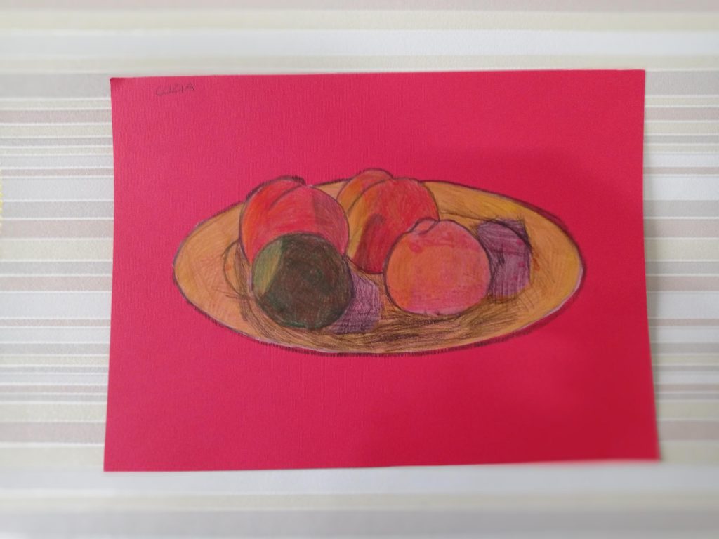 La Natura morta by maria luisa - Illustrated by Classe Quarta A - Scuola Primaria Convitto Melchiorre Delfico  - Ourboox.com