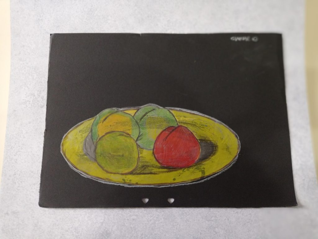 La Natura morta by maria luisa - Illustrated by Classe Quarta A - Scuola Primaria Convitto Melchiorre Delfico  - Ourboox.com