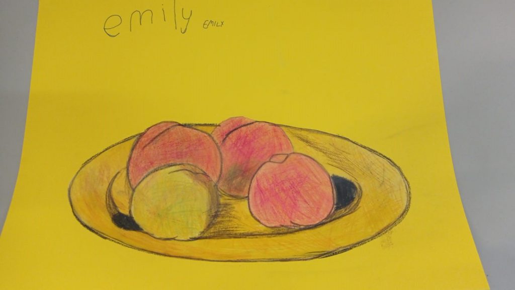 La Natura morta by maria luisa - Illustrated by Classe Quarta A - Scuola Primaria Convitto Melchiorre Delfico  - Ourboox.com