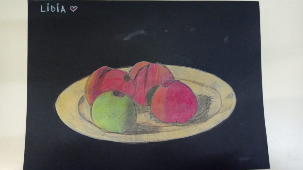 La Natura morta by maria luisa - Illustrated by Classe Quarta A - Scuola Primaria Convitto Melchiorre Delfico  - Ourboox.com