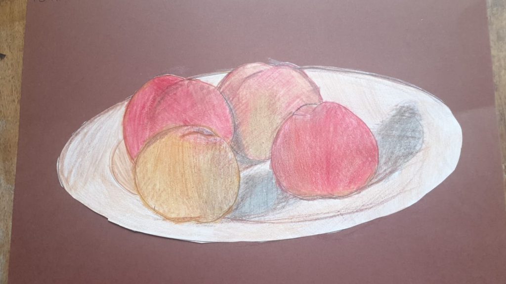 La Natura morta by maria luisa - Illustrated by Classe Quarta A - Scuola Primaria Convitto Melchiorre Delfico  - Ourboox.com