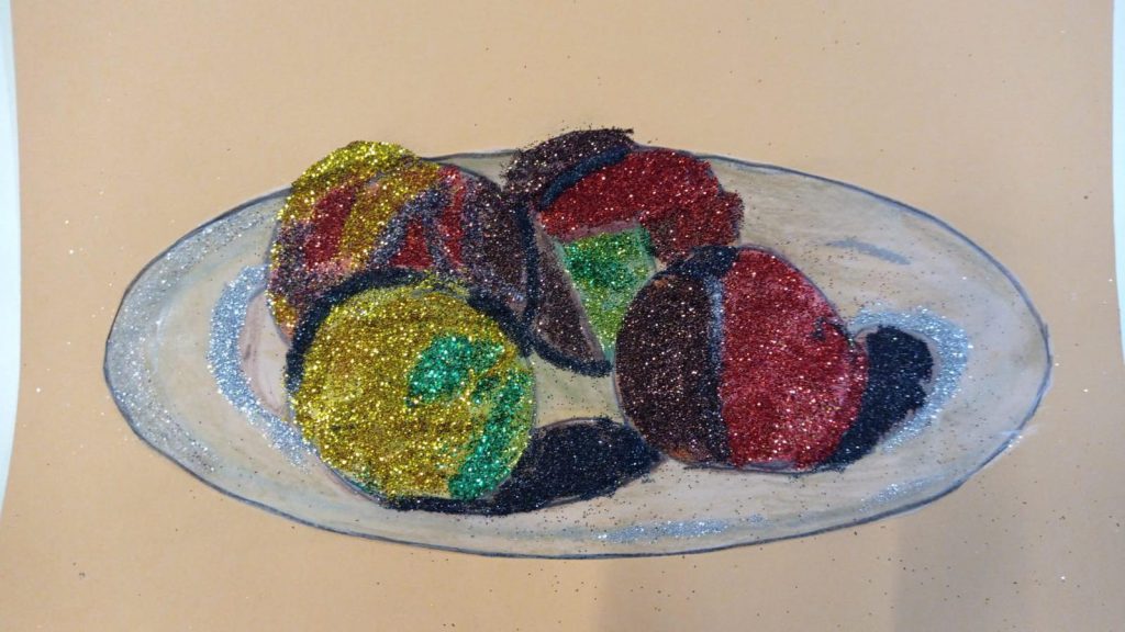 La Natura morta by maria luisa - Illustrated by Classe Quarta A - Scuola Primaria Convitto Melchiorre Delfico  - Ourboox.com