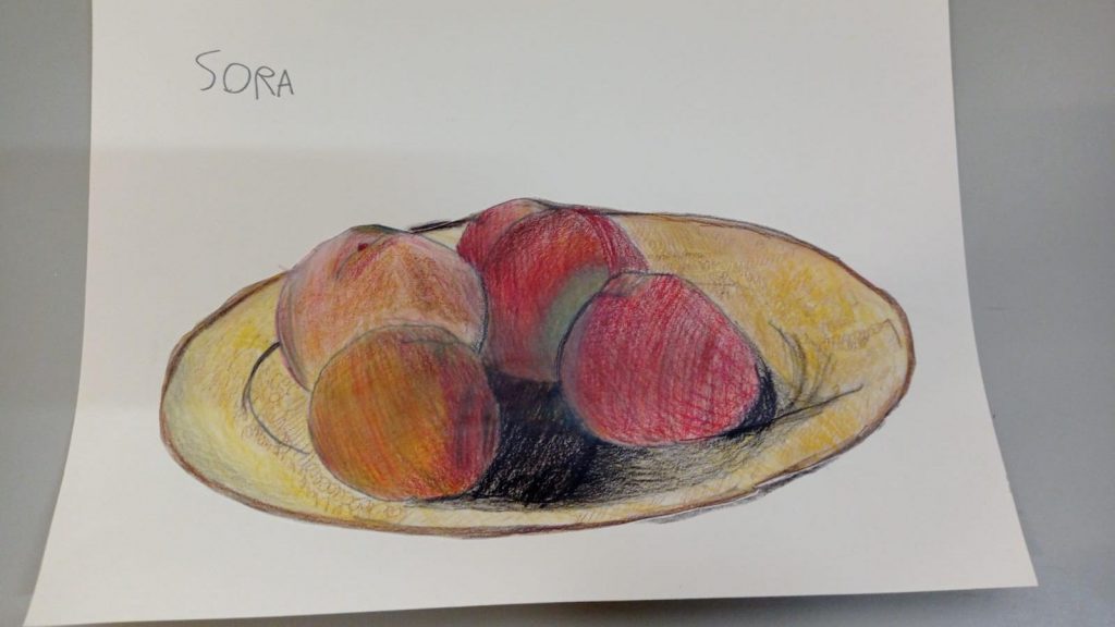 La Natura morta by maria luisa - Illustrated by Classe Quarta A - Scuola Primaria Convitto Melchiorre Delfico  - Ourboox.com