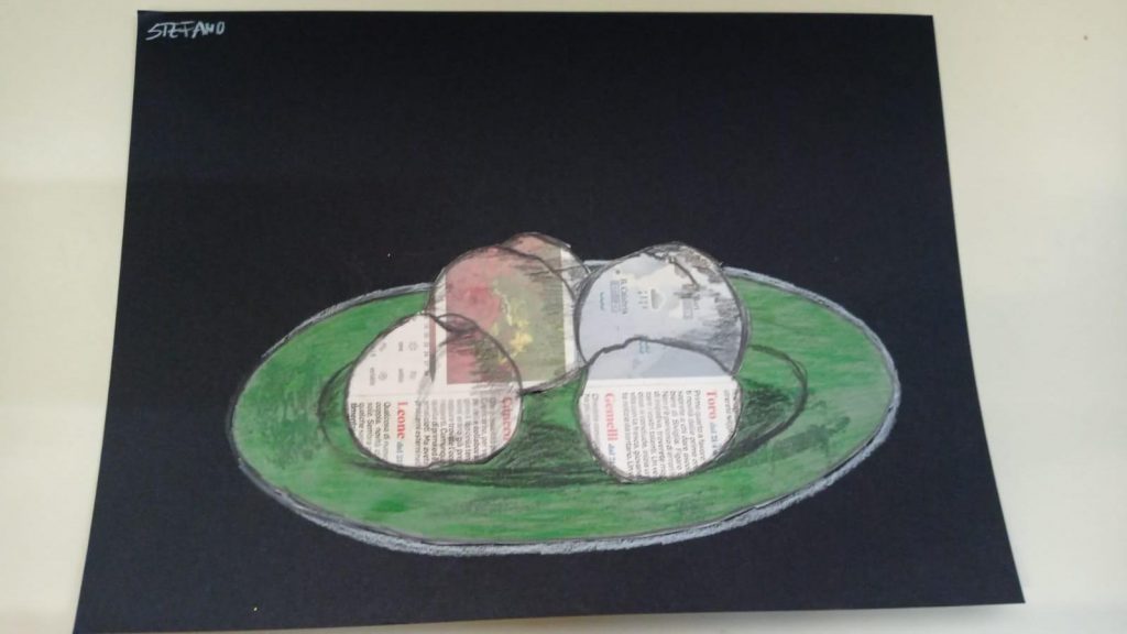 La Natura morta by maria luisa - Illustrated by Classe Quarta A - Scuola Primaria Convitto Melchiorre Delfico  - Ourboox.com