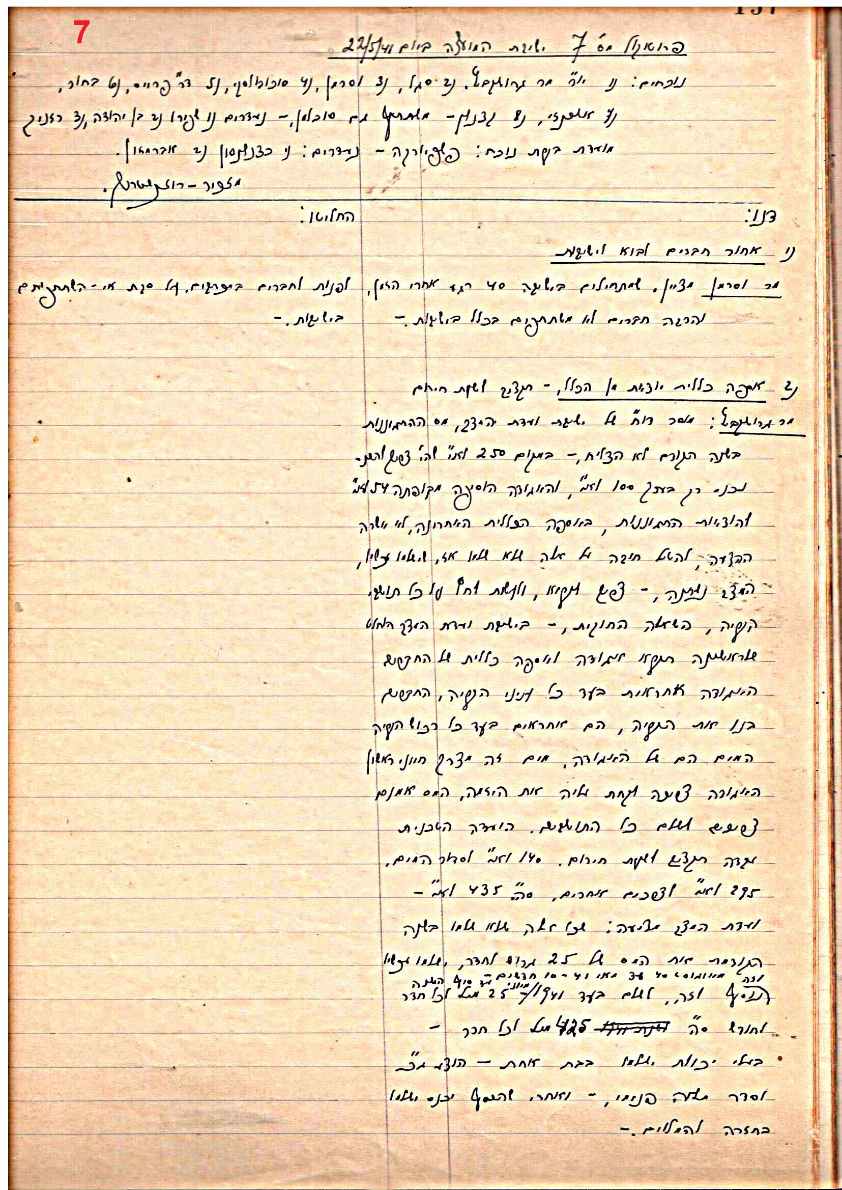 פרוטוקול 46 אגודה שיתופית – מועצה 6.1.44 – 12.5.40 by riki deri - Illustrated by מוזיאון בית גרושקביץ / כרך 46 - Ourboox.com