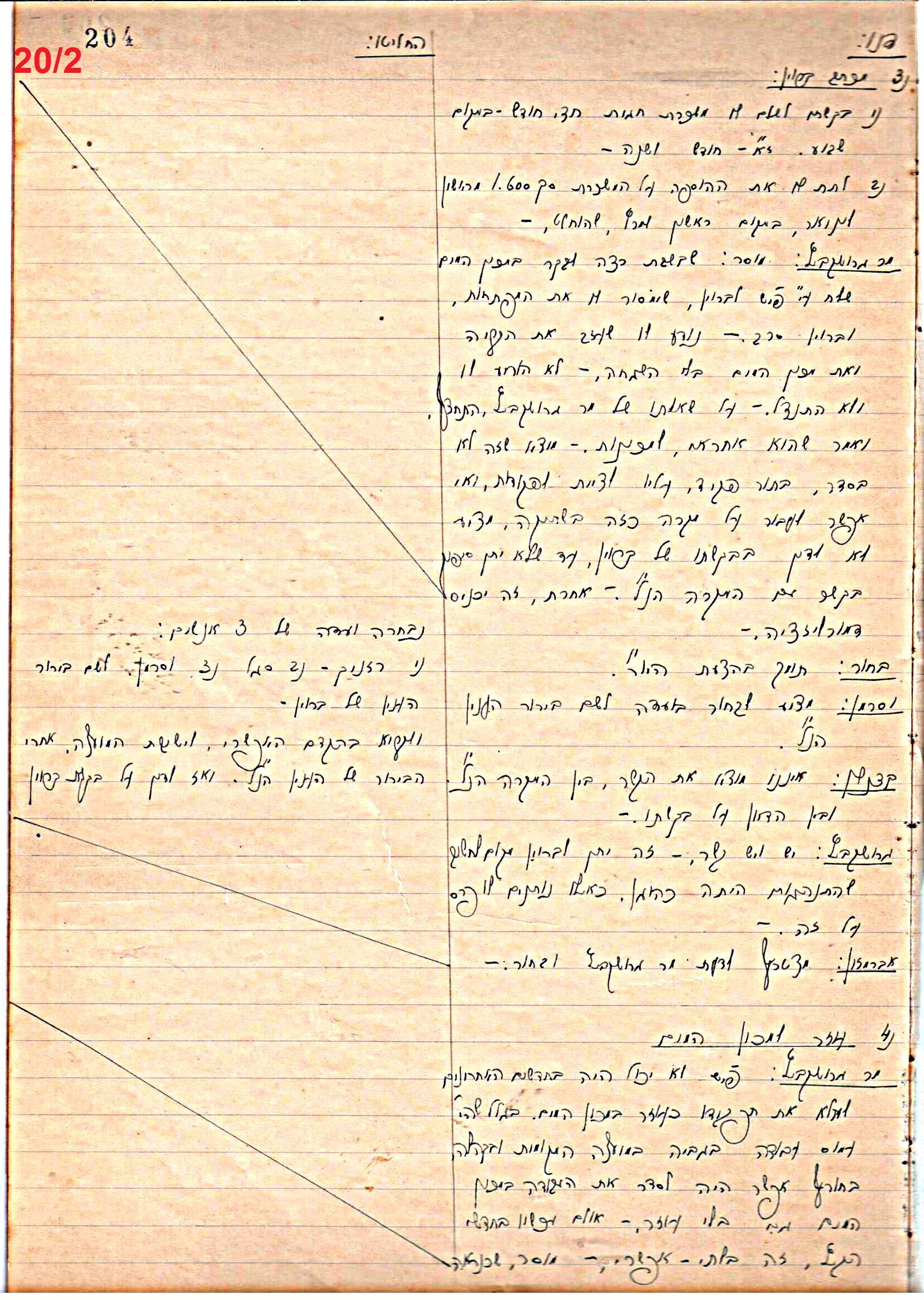 פרוטוקול 46 אגודה שיתופית – מועצה 6.1.44 – 12.5.40 by riki deri - Illustrated by מוזיאון בית גרושקביץ / כרך 46 - Ourboox.com