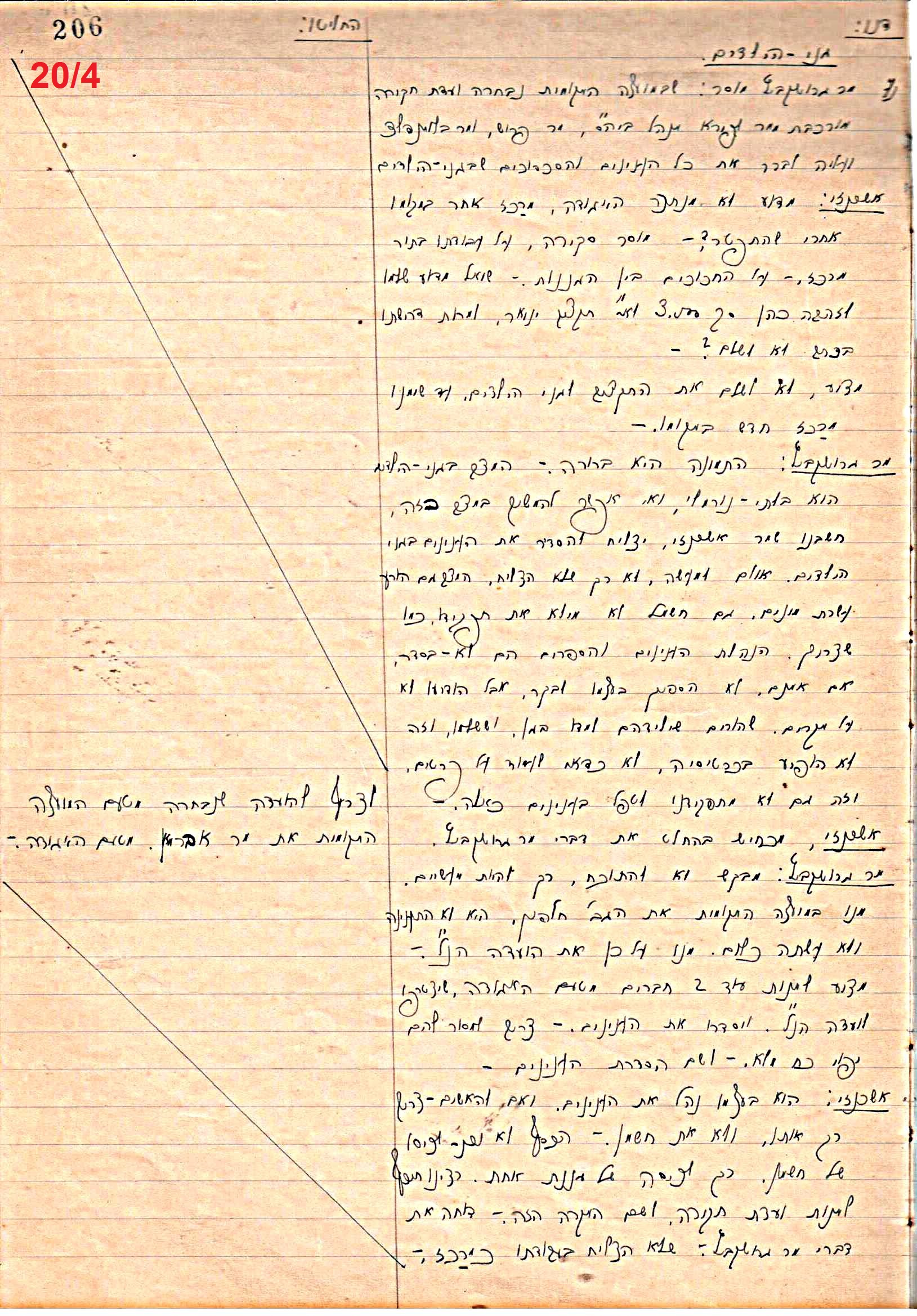 פרוטוקול 46 אגודה שיתופית – מועצה 6.1.44 – 12.5.40 by riki deri - Illustrated by מוזיאון בית גרושקביץ / כרך 46 - Ourboox.com