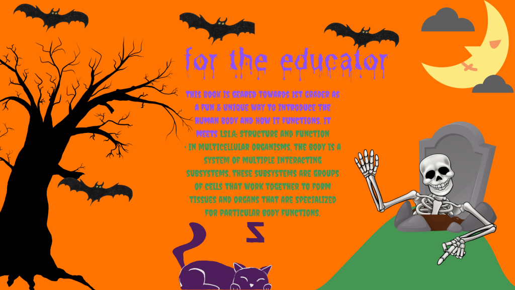 My No So Spooky Body by Allison McDaniel - Illustrated by Allison McDaniel - Ourboox.com