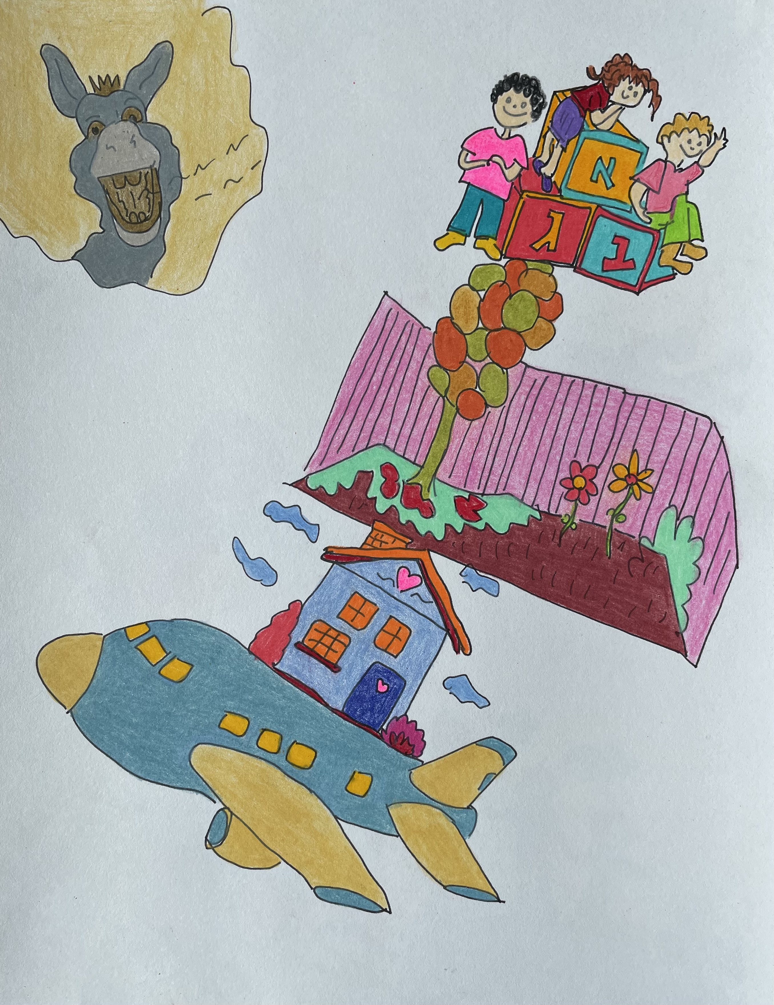 גן חמור by sharona Givol - Illustrated by שרונה גבעול - Ourboox.com