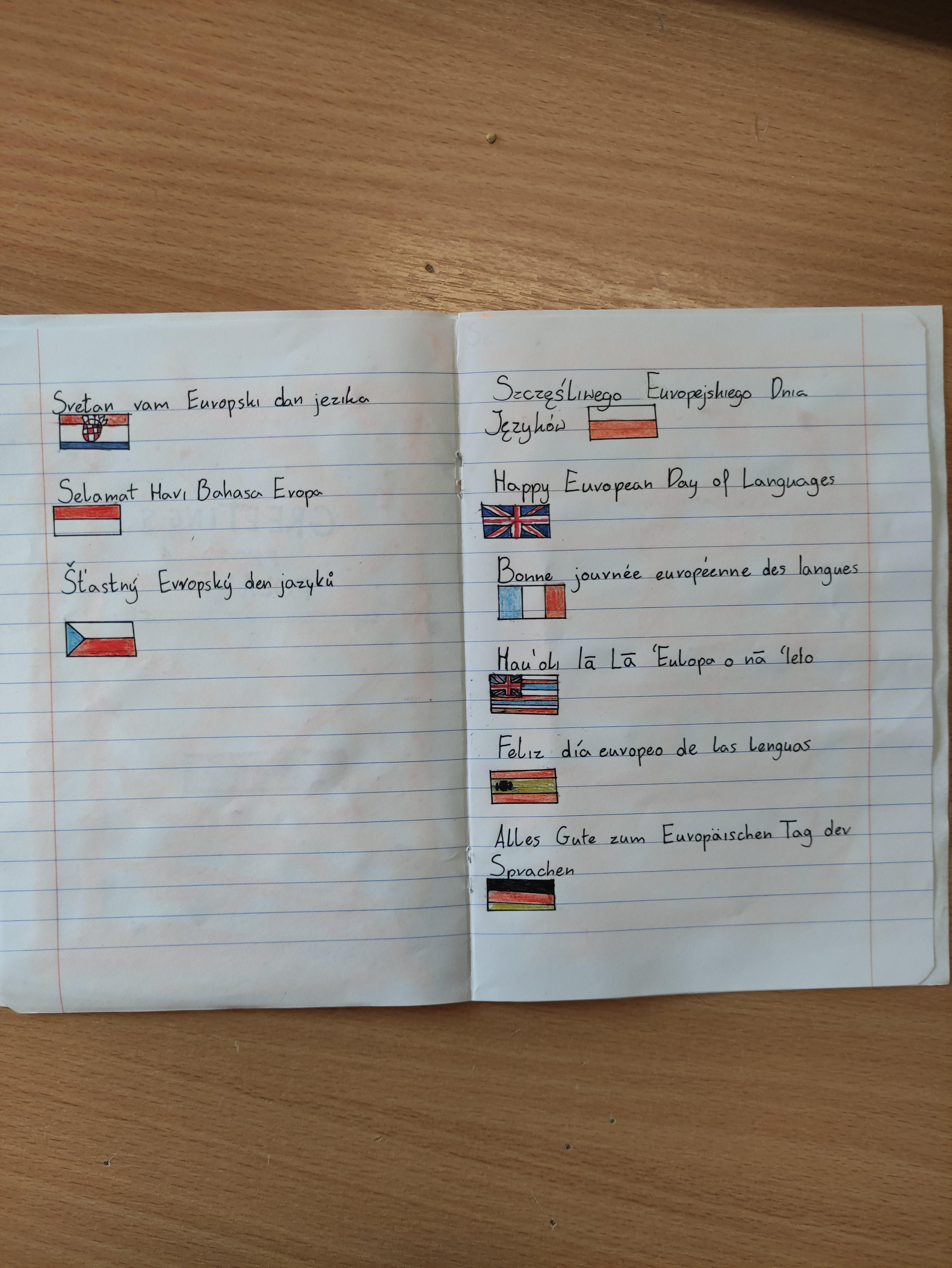 Our European Day of Languages by Edyta - Illustrated by Students of 4th, 5th, 7th, 8th grades - Ourboox.com