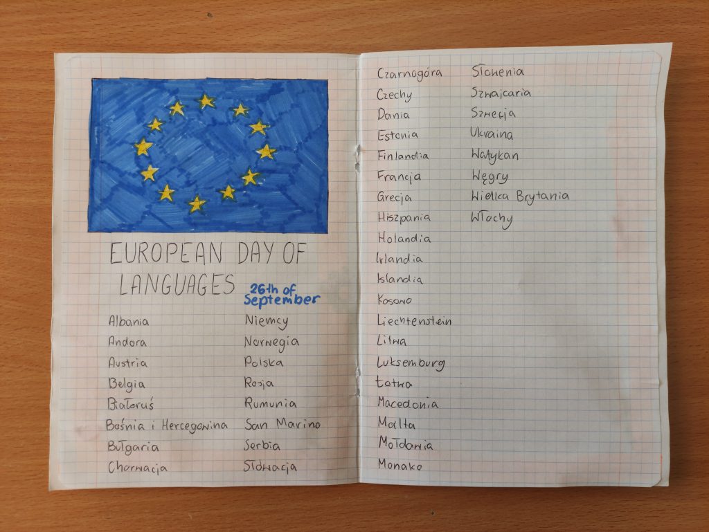 Our European Day of Languages by Edyta - Illustrated by Students of 4th, 5th, 7th, 8th grades - Ourboox.com