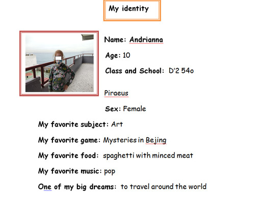 My identity by Georgia - Ourboox.com