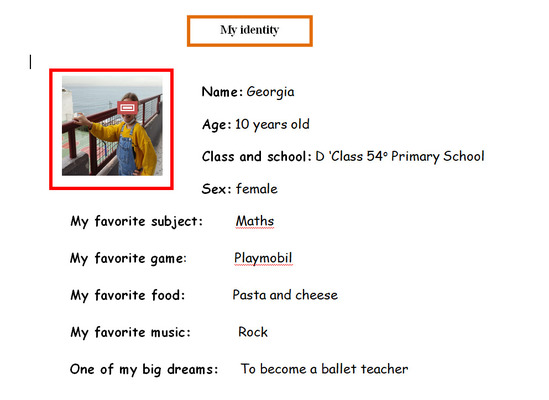 My identity by Georgia - Ourboox.com