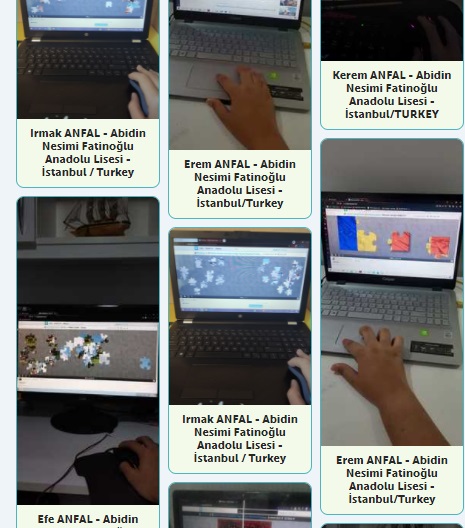 Students play their partners’ games by Sergin Şahinoğullarıgil - Illustrated by ON MOUNTAİN ROADS - Ourboox.com