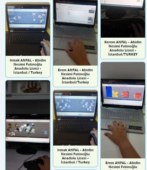 Students play their partners’ games by Sergin Şahinoğullarıgil - Illustrated by ON MOUNTAİN ROADS - Ourboox.com