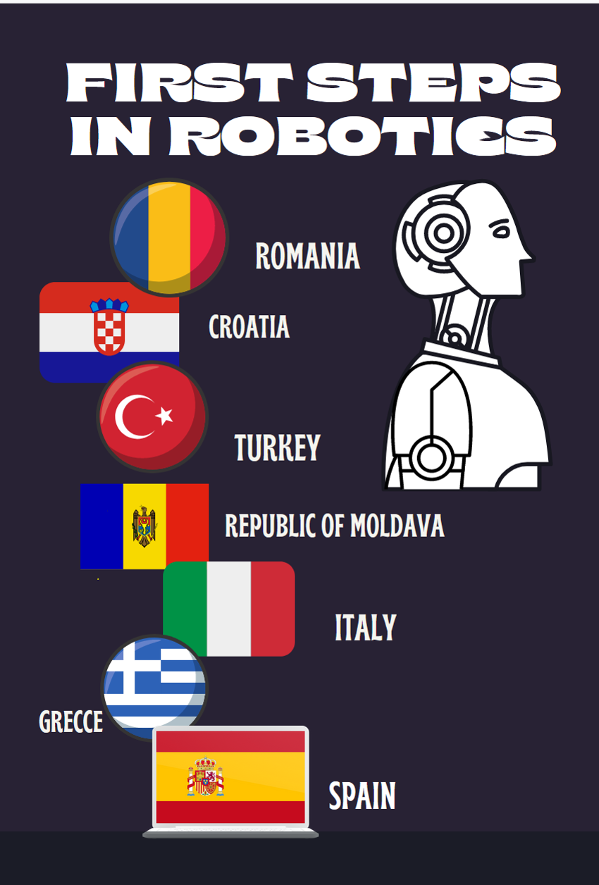 THE FIRST STEPS IN ROBOTICS by Susana Díaz - Illustrated by Susana Díaz - Ourboox.com