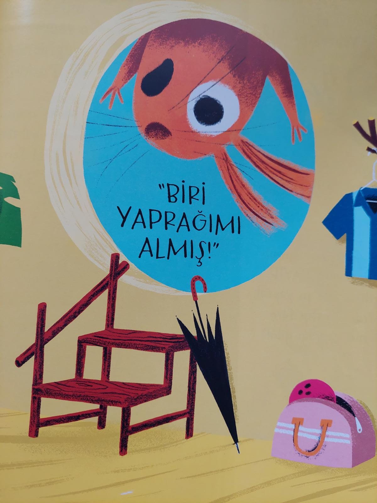 YAPRAKLARIMI KİM ALDI? by EDA VURAL - Illustrated by Eda VURAL - Ourboox.com