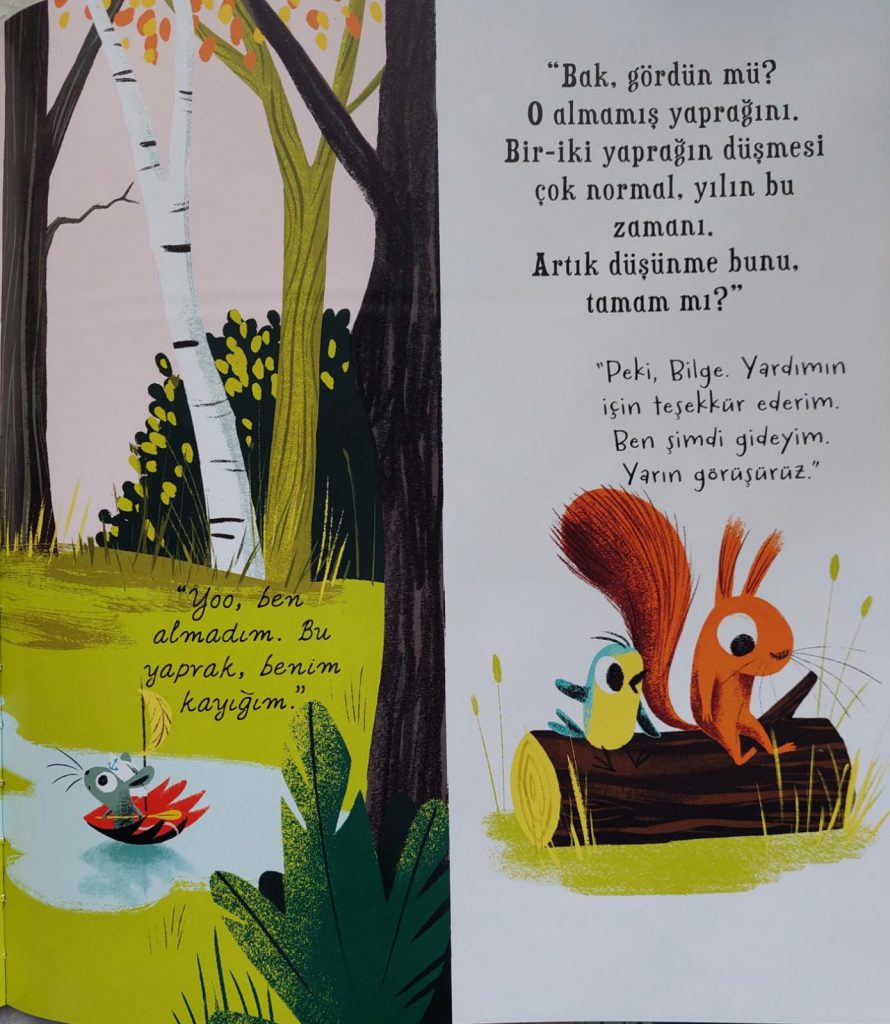 YAPRAKLARIMI KİM ALDI? by EDA VURAL - Illustrated by Eda VURAL - Ourboox.com