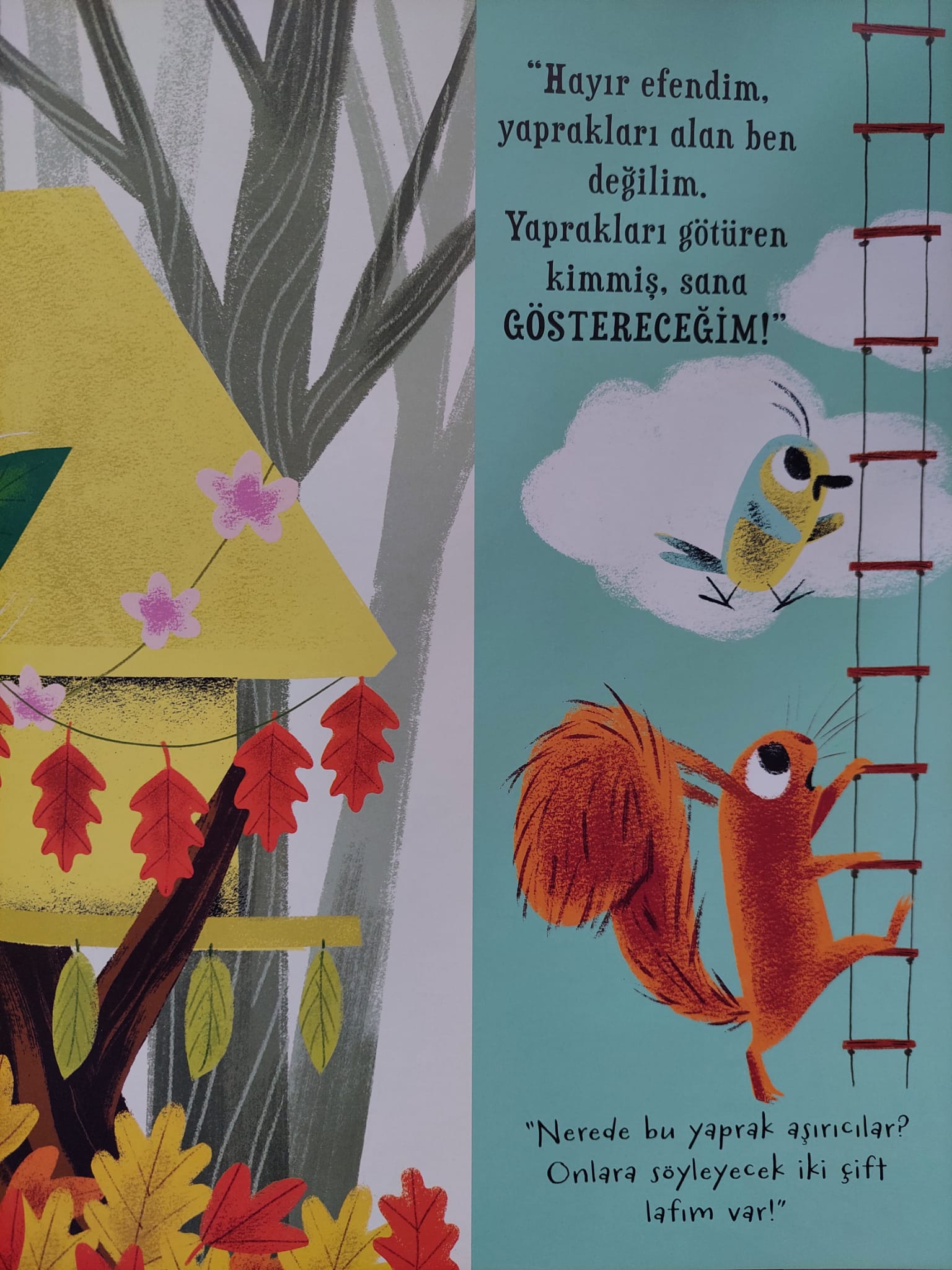 YAPRAKLARIMI KİM ALDI? by EDA VURAL - Illustrated by Eda VURAL - Ourboox.com