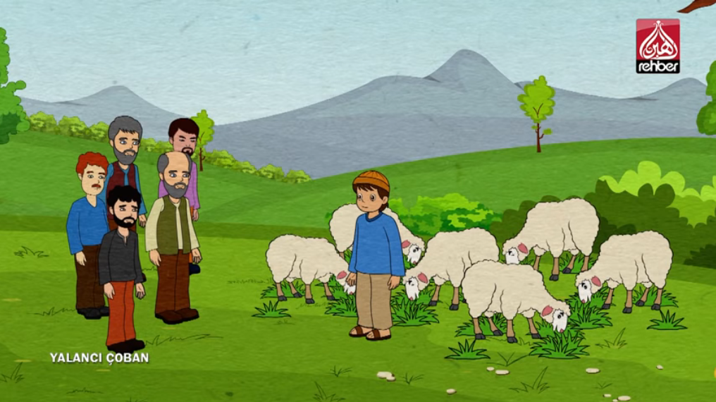 Yalancı Çoban Masalı by Hilal Güneş - Illustrated by Hilal Güneş - Ourboox.com