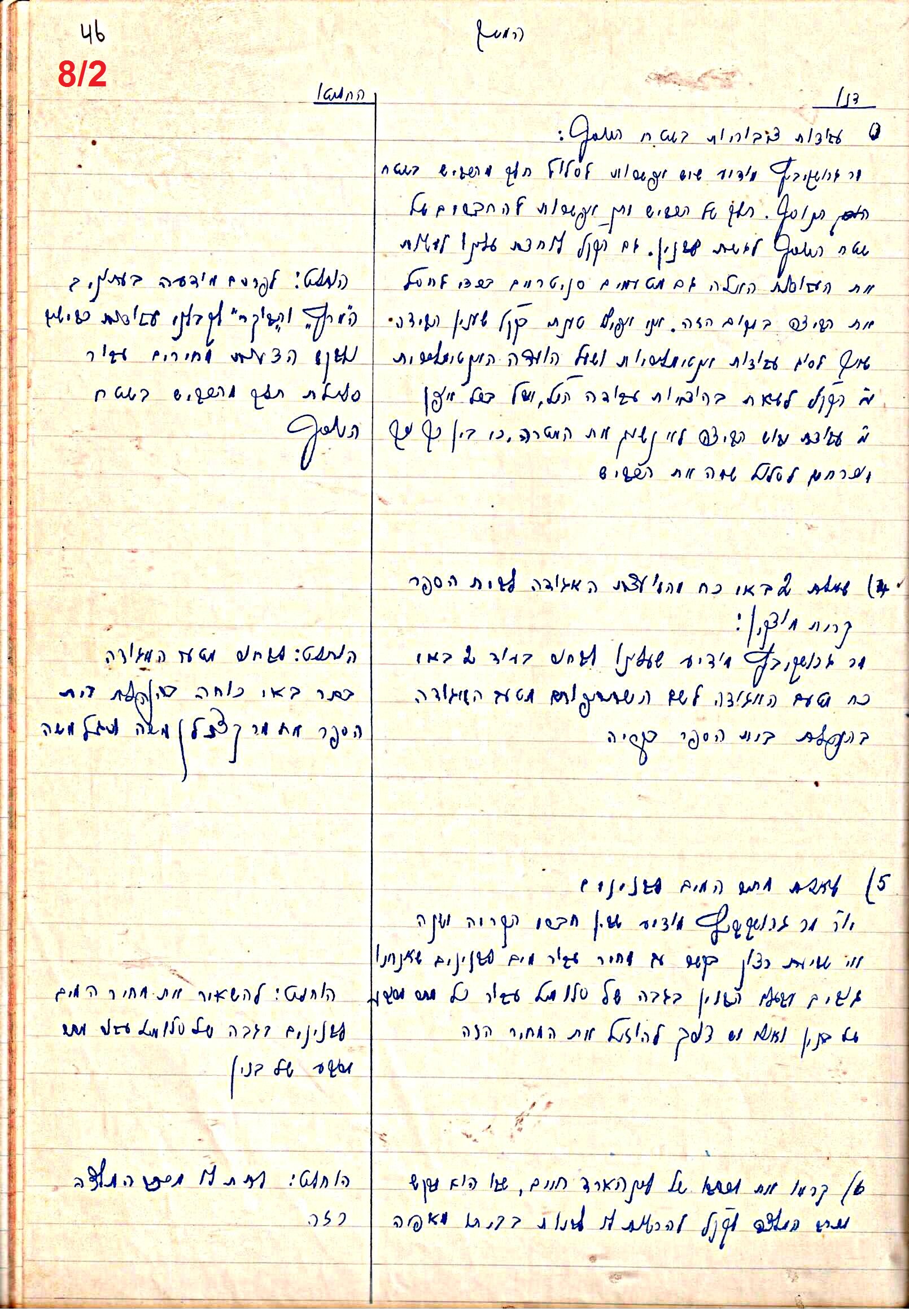 פרוטוקול 47 אגודה שיתופית – מועצה 25.10.54 – 6.2.44 by riki deri - Illustrated by מוזיאון בית גרושקביץ / כרך 47 - Ourboox.com