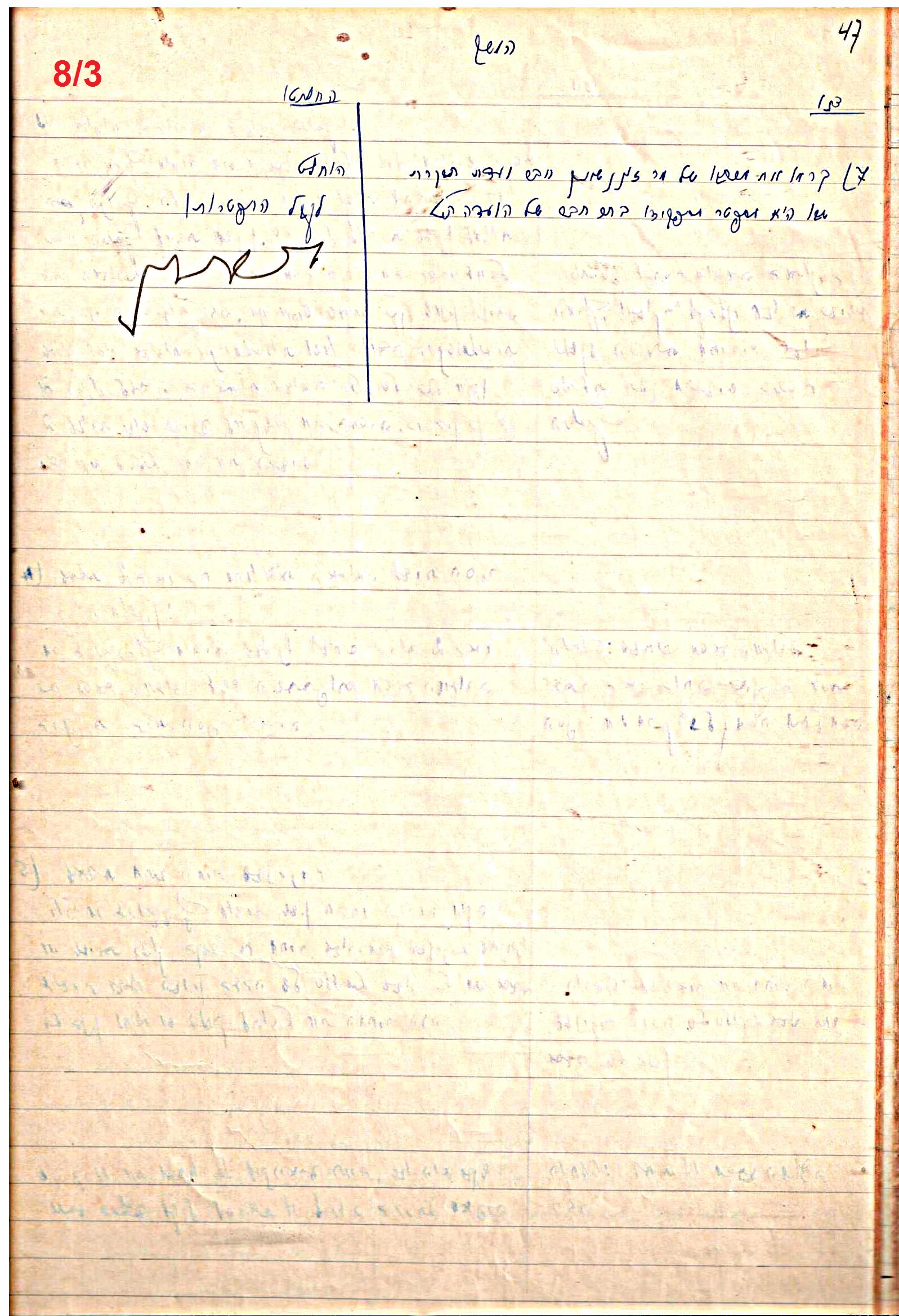 פרוטוקול 47 אגודה שיתופית – מועצה 25.10.54 – 6.2.44 by riki deri - Illustrated by מוזיאון בית גרושקביץ / כרך 47 - Ourboox.com