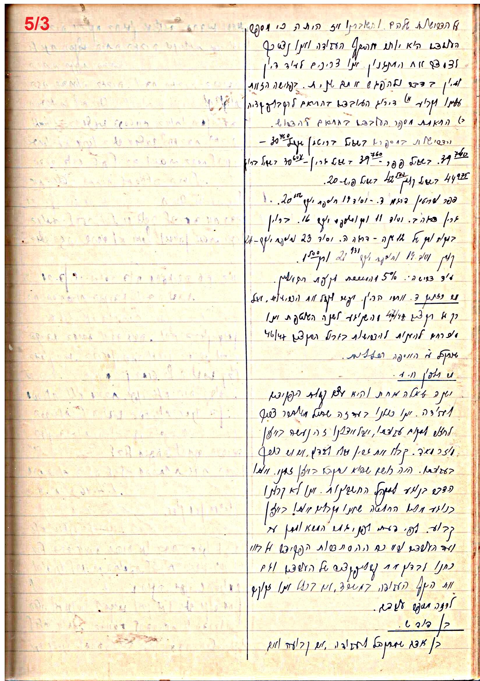 פרוטוקול 47 אגודה שיתופית – מועצה 25.10.54 – 6.2.44 by riki deri - Illustrated by מוזיאון בית גרושקביץ / כרך 47 - Ourboox.com