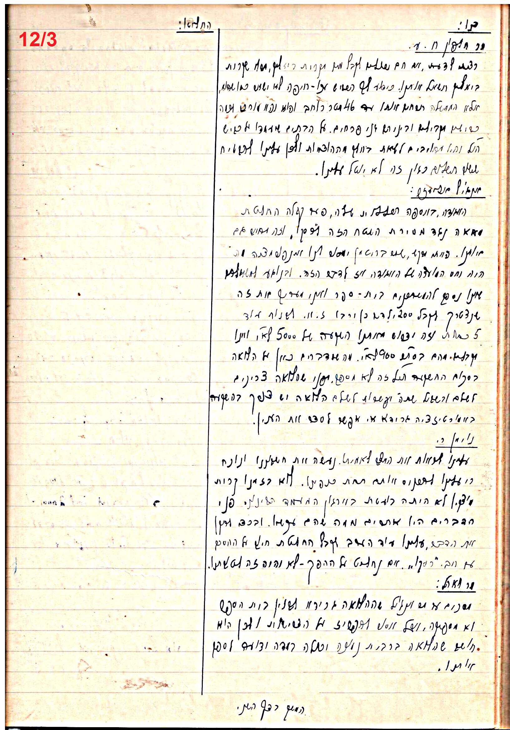 פרוטוקול 47 אגודה שיתופית – מועצה 25.10.54 – 6.2.44 by riki deri - Illustrated by מוזיאון בית גרושקביץ / כרך 47 - Ourboox.com