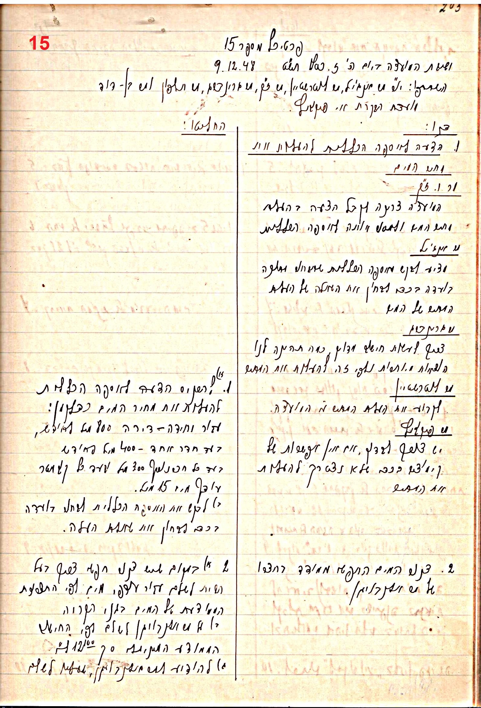 פרוטוקול 47 אגודה שיתופית – מועצה 25.10.54 – 6.2.44 by riki deri - Illustrated by מוזיאון בית גרושקביץ / כרך 47 - Ourboox.com