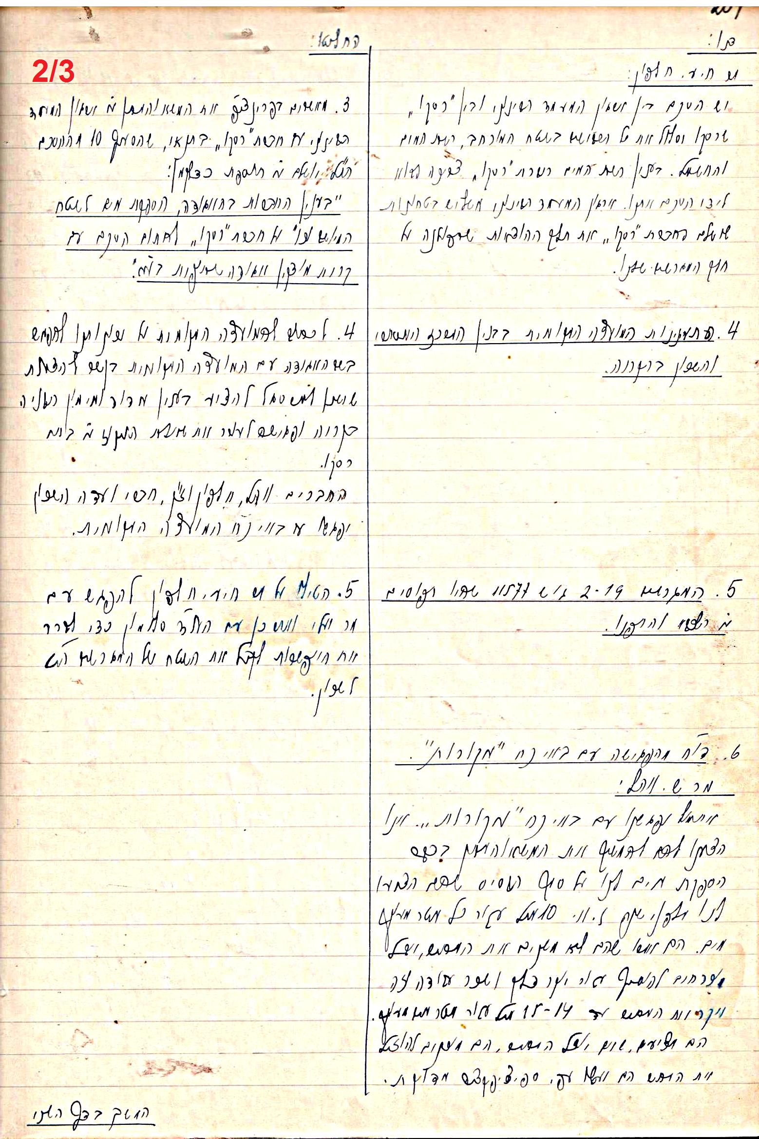 פרוטוקול 47 אגודה שיתופית – מועצה 25.10.54 – 6.2.44 by riki deri - Illustrated by מוזיאון בית גרושקביץ / כרך 47 - Ourboox.com