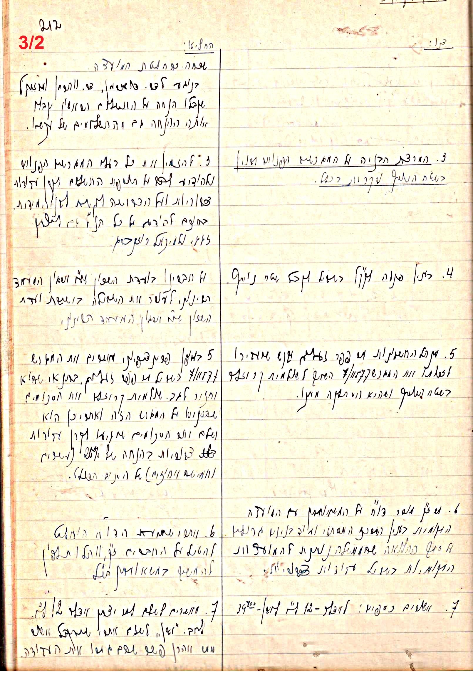 פרוטוקול 47 אגודה שיתופית – מועצה 25.10.54 – 6.2.44 by riki deri - Illustrated by מוזיאון בית גרושקביץ / כרך 47 - Ourboox.com