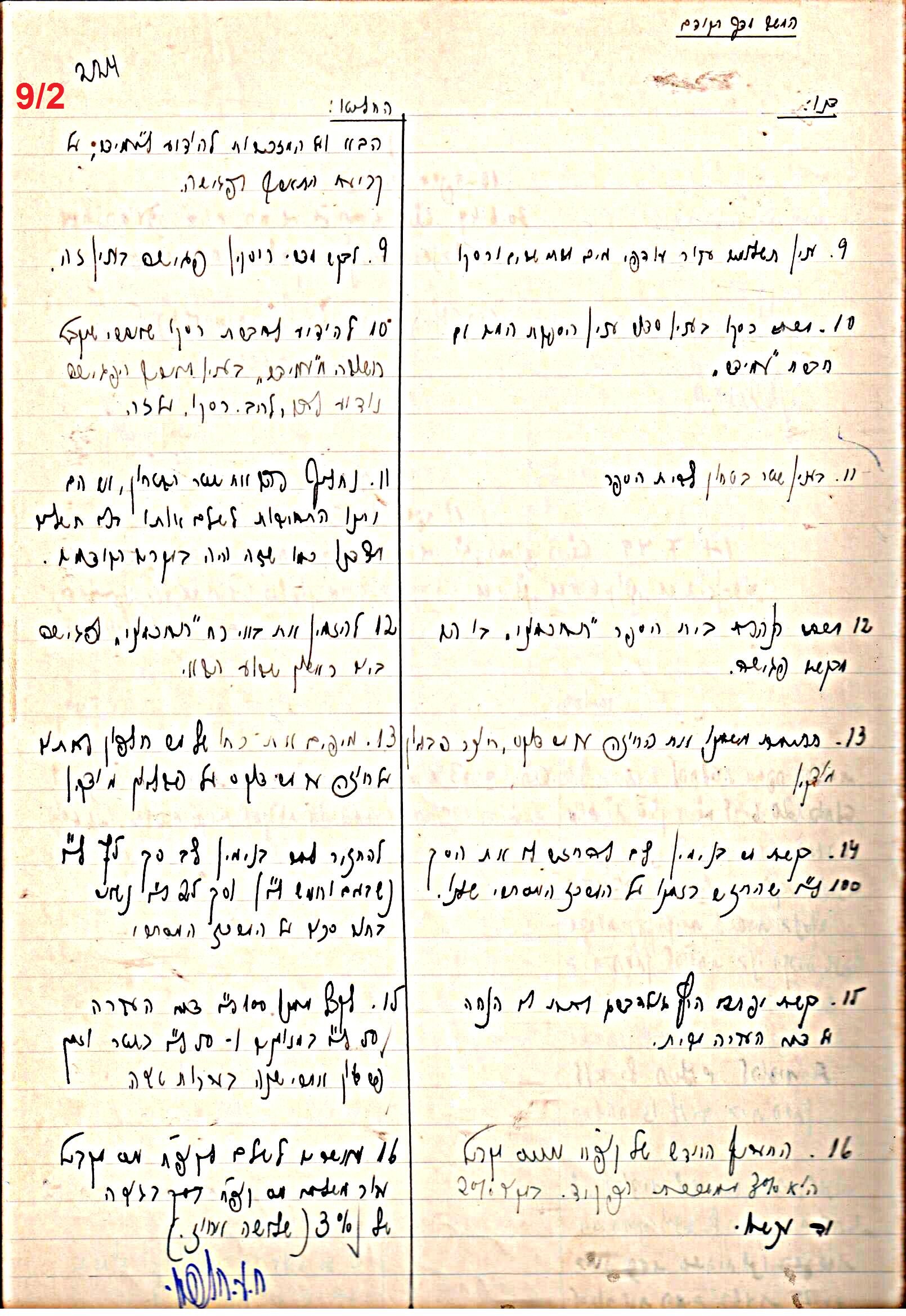 פרוטוקול 47 אגודה שיתופית – מועצה 25.10.54 – 6.2.44 by riki deri - Illustrated by מוזיאון בית גרושקביץ / כרך 47 - Ourboox.com