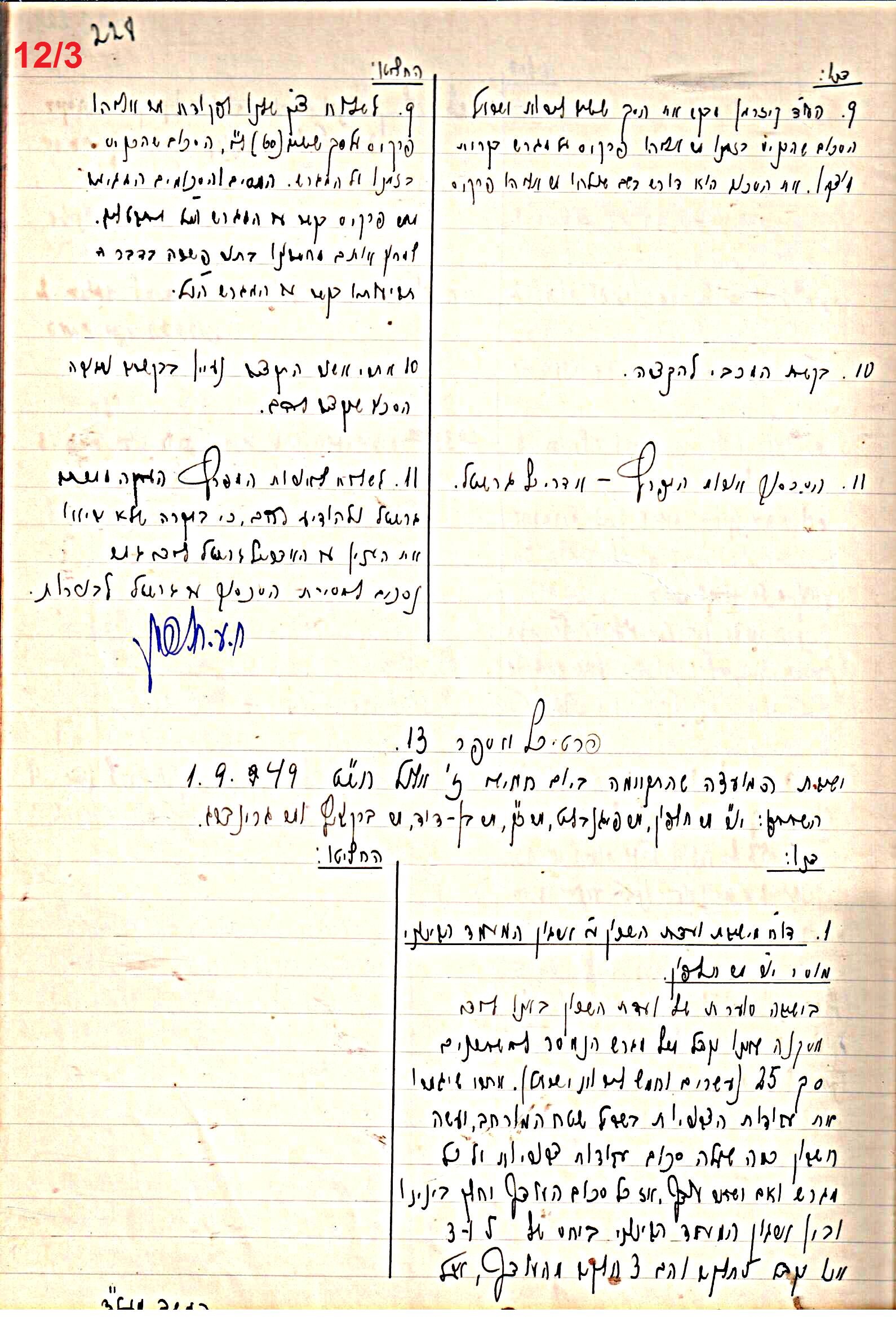 פרוטוקול 47 אגודה שיתופית – מועצה 25.10.54 – 6.2.44 by riki deri - Illustrated by מוזיאון בית גרושקביץ / כרך 47 - Ourboox.com