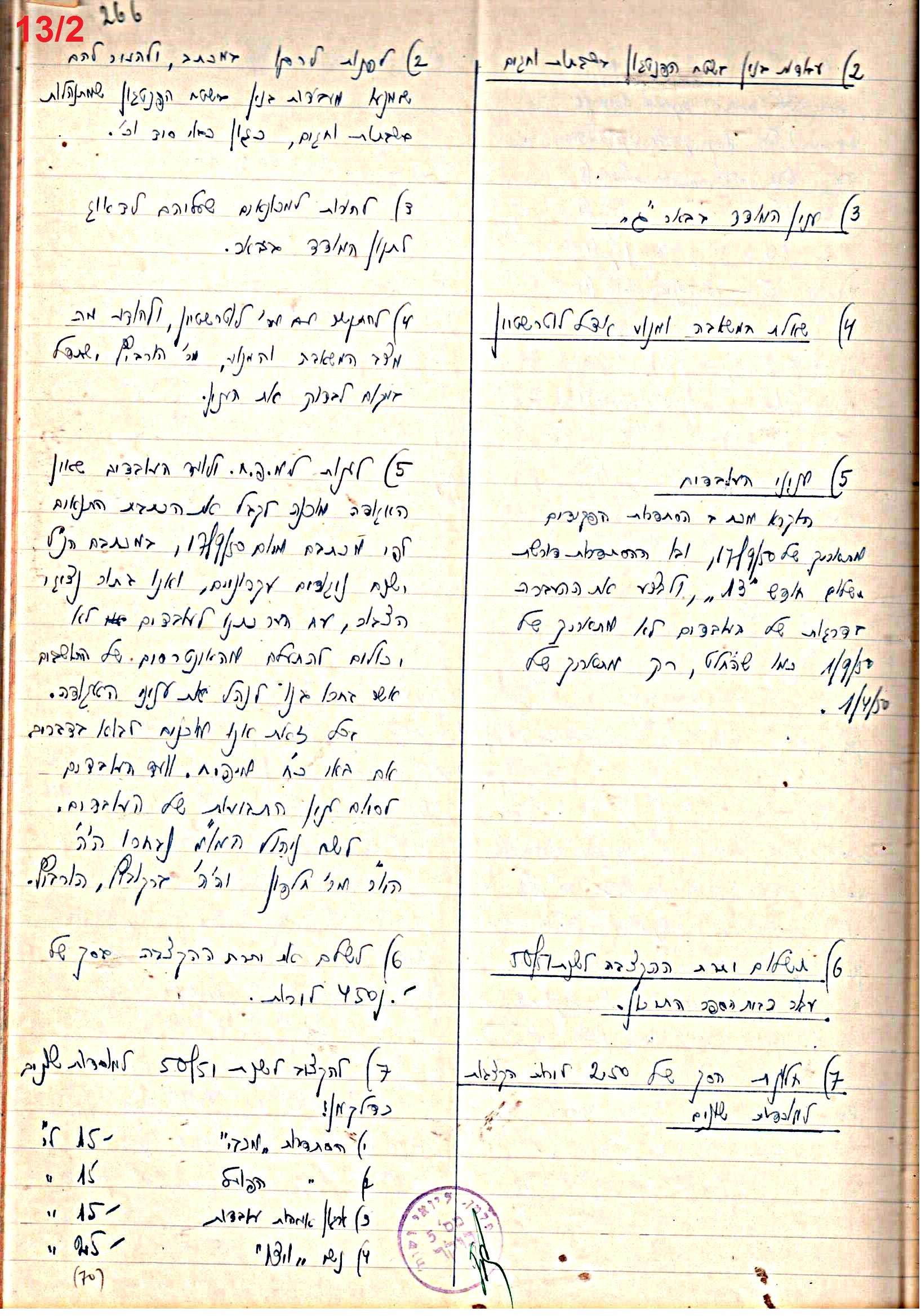 פרוטוקול 47 אגודה שיתופית – מועצה 25.10.54 – 6.2.44 by riki deri - Illustrated by מוזיאון בית גרושקביץ / כרך 47 - Ourboox.com