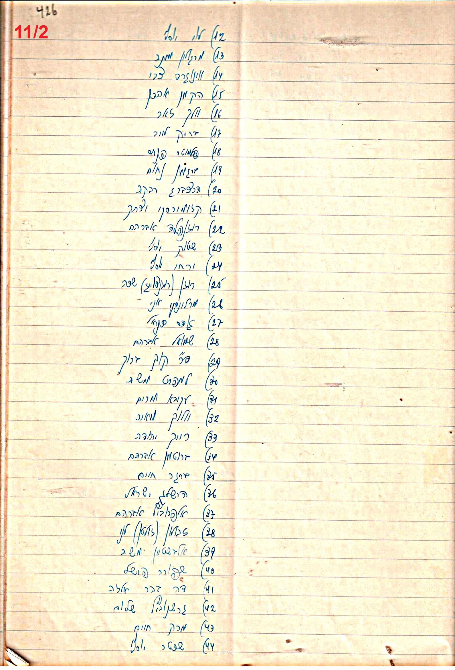 פרוטוקול 47 אגודה שיתופית – מועצה 25.10.54 – 6.2.44 by riki deri - Illustrated by מוזיאון בית גרושקביץ / כרך 47 - Ourboox.com