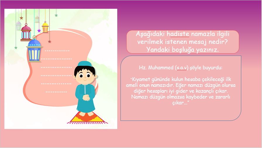 MÜMİNLERİN HAYATINDA NAMAZ by Nurşah Özdemir - Illustrated by Miraç Nur ERGÜN - Ourboox.com