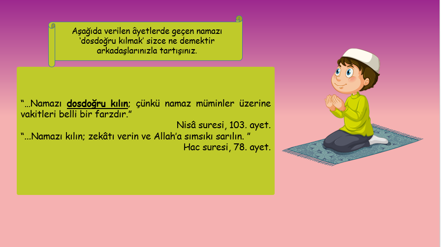MÜMİNLERİN HAYATINDA NAMAZ by Nurşah Özdemir - Illustrated by Miraç Nur ERGÜN - Ourboox.com
