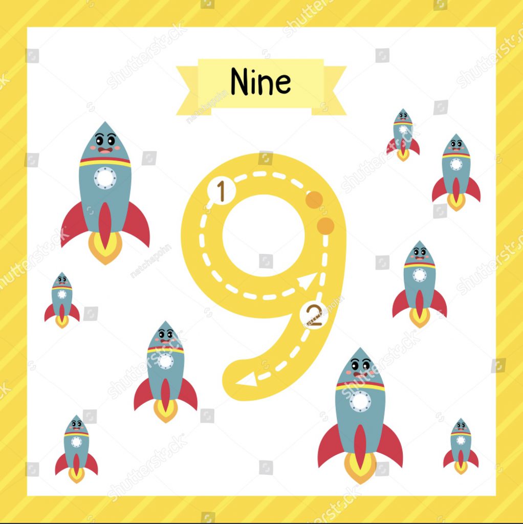 تعليم الارقام 10-1 للاطفال by zainab - Illustrated by zainab abu kaf - Ourboox.com