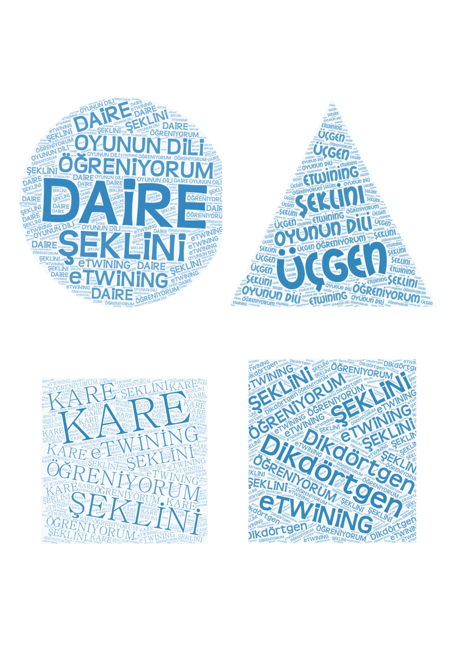 ŞEKİLLERİ ÖĞRENİYORUM by Hidayet T - Illustrated by Hidayet TÜRKAN - Ourboox.com