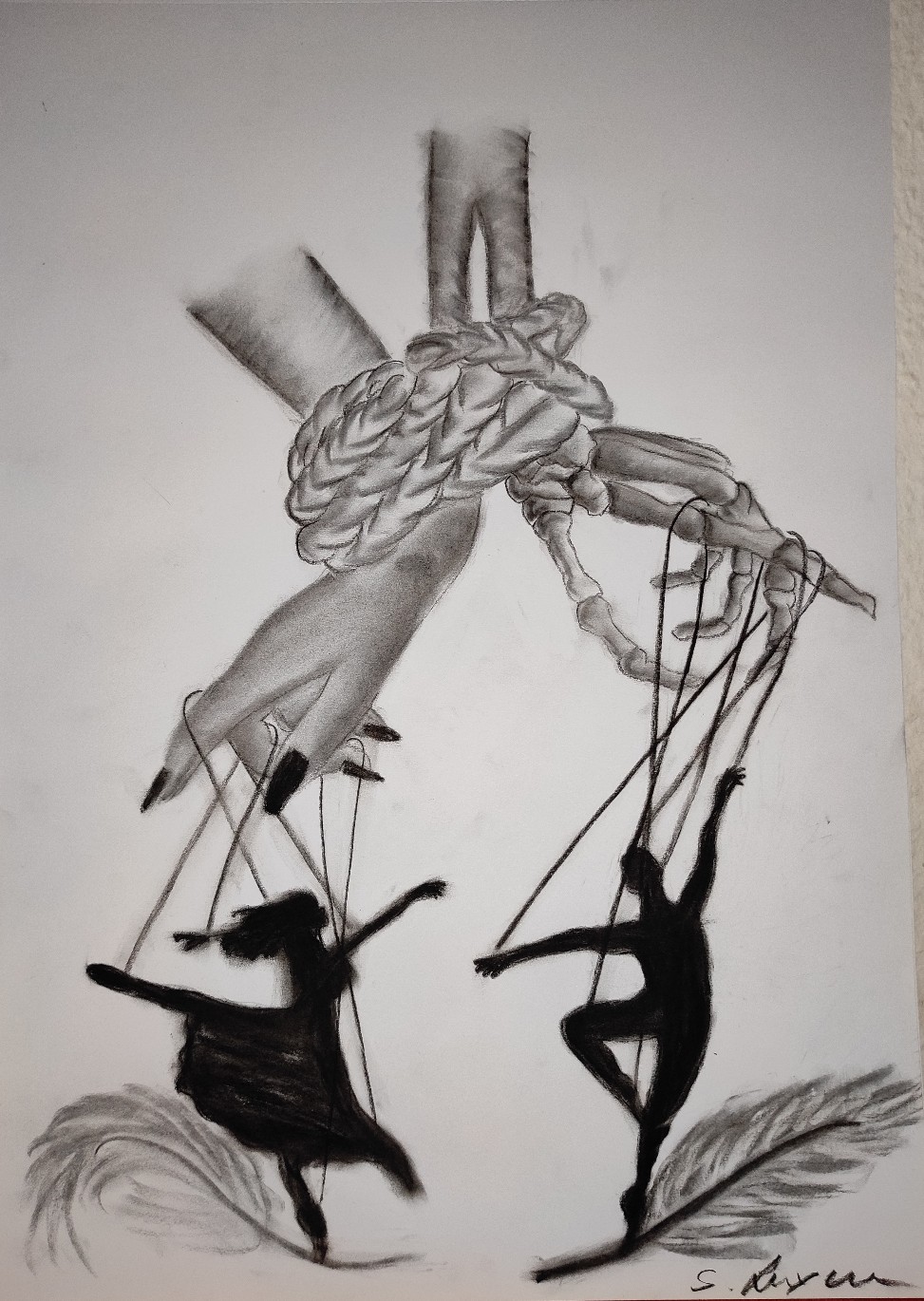 MEINE KOHLEZEICHNUNGEN – 2022 – Sabrina Luxem by SABRINA LUXEM | ESSEN | GERMANY - Illustrated by SABRINA LUXEM | ESSEN | GERMANY - Ourboox.com