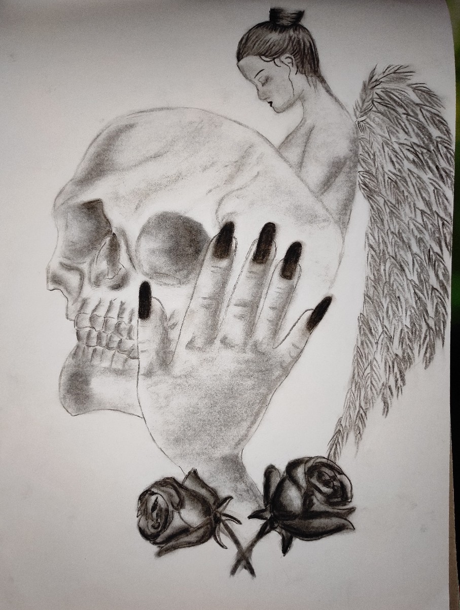 MEINE KOHLEZEICHNUNGEN – 2022 – Sabrina Luxem by SABRINA LUXEM | ESSEN | GERMANY - Illustrated by SABRINA LUXEM | ESSEN | GERMANY - Ourboox.com