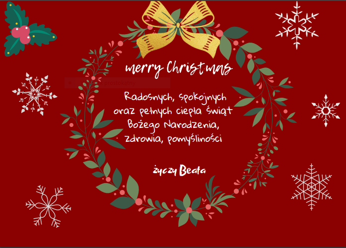 Wesołych Świąt by Urszula Bąk - Ourboox.com