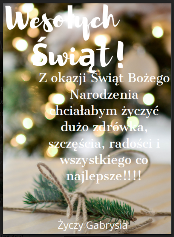 Wesołych Świąt by Urszula Bąk - Ourboox.com
