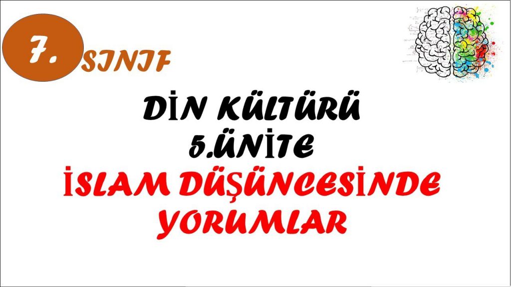 Din kültürü ahlak bilgisi dersi 7. sınıf by ecem kaser - Illustrated by Ecem Kaser - Ourboox.com