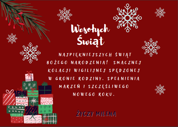 Wesołych Świąt by Urszula Bąk - Ourboox.com
