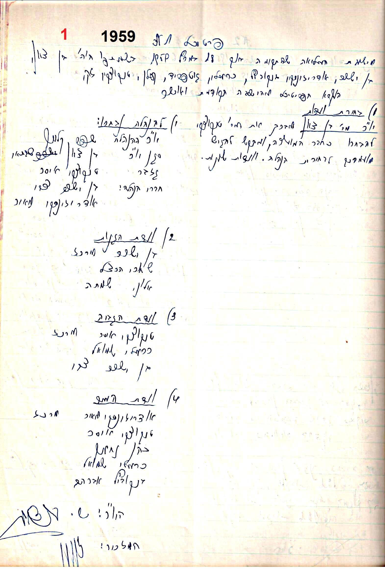 פרוטוקול 48 אגודה שיתופית – מועצה – 4.8.60 – 8.11.54 by riki deri - Illustrated by  מוזיאון בית גרושקביץ / כרך 48 - Ourboox.com