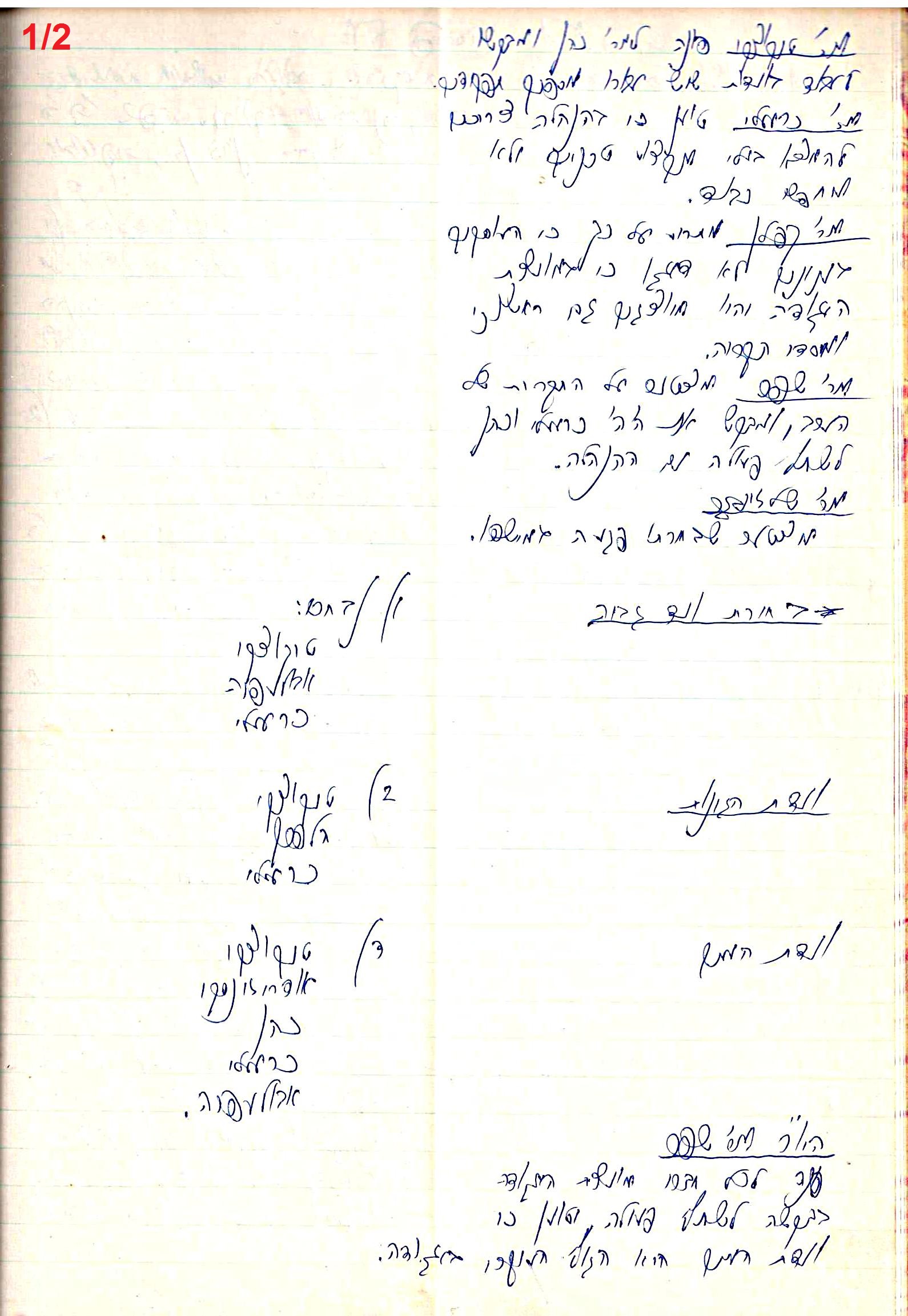 פרוטוקול 48 אגודה שיתופית – מועצה – 4.8.60 – 8.11.54 by riki deri - Illustrated by  מוזיאון בית גרושקביץ / כרך 48 - Ourboox.com