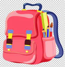 كل يوم أمي ترتب لي حقيبتي ومعي الكثير من الأقلام والألوان