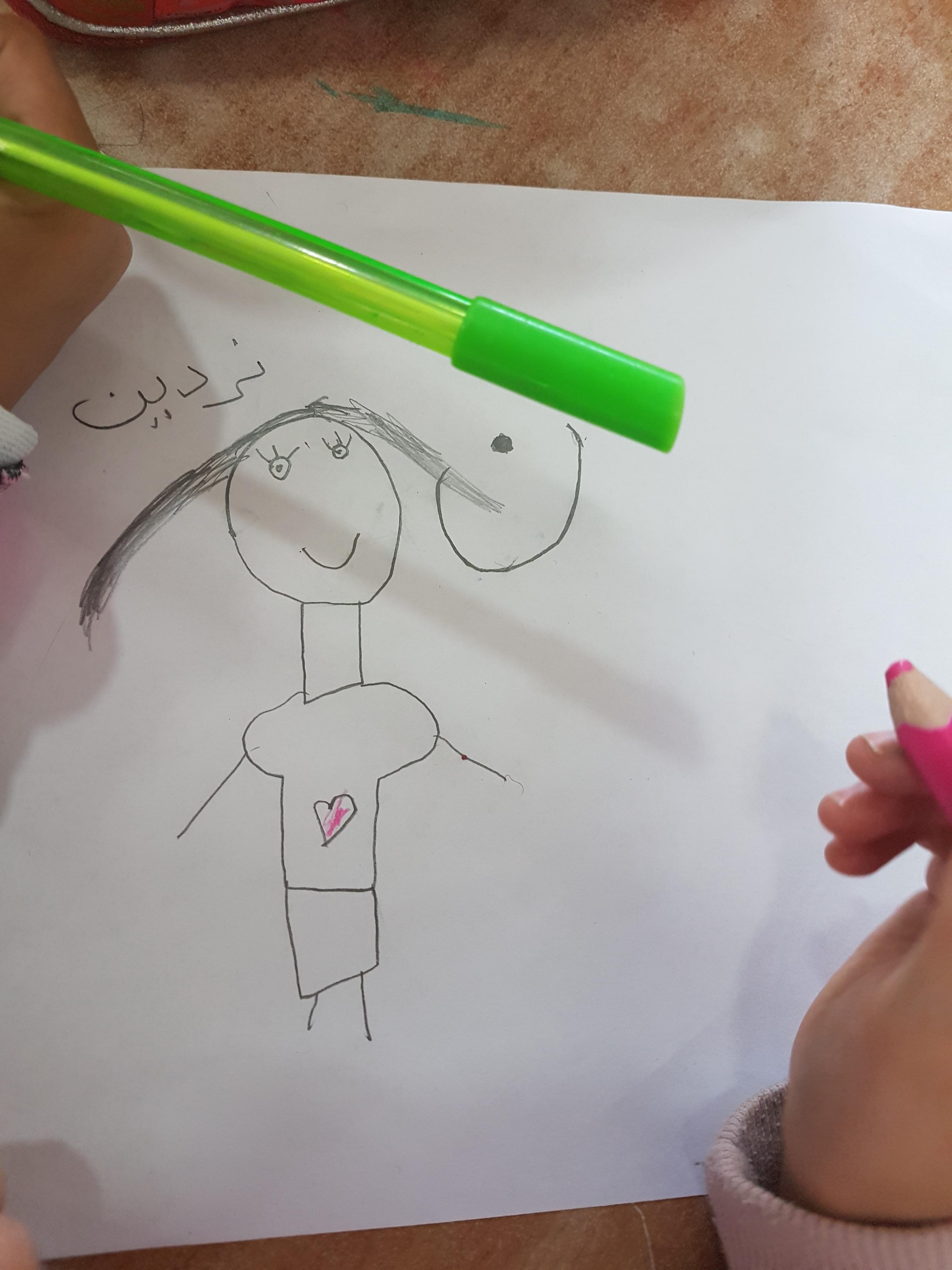 فعاليات في أعقاب قصة “حكاية نقطة على دفتر أبيض” by mysona hasarmi - Illustrated by عمل وابداع اطفال بستان وروضات المزرعة - Ourboox.com