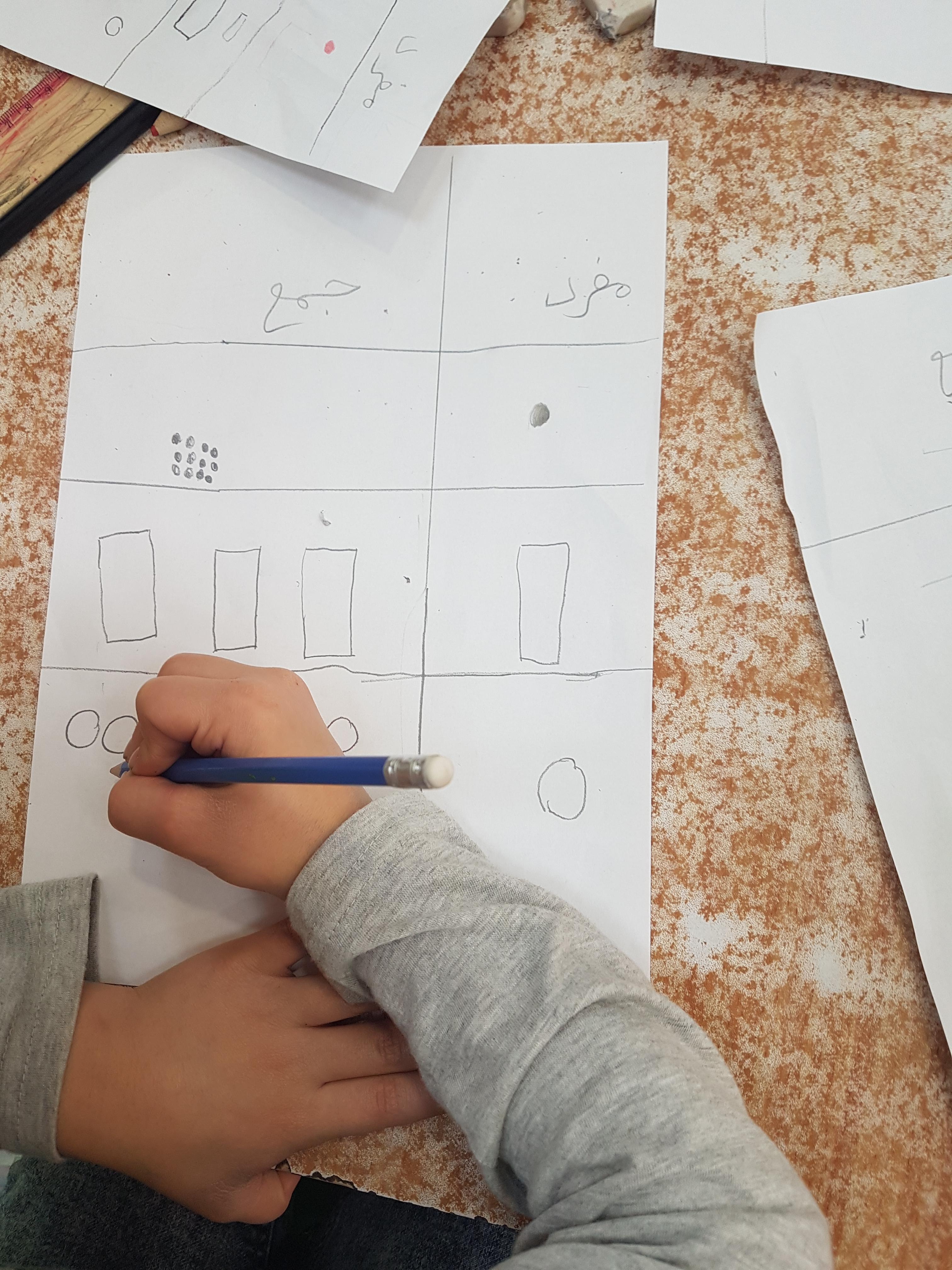 فعاليات في أعقاب قصة “حكاية نقطة على دفتر أبيض” by mysona hasarmi - Illustrated by عمل وابداع اطفال بستان وروضات المزرعة - Ourboox.com